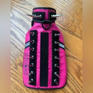 Hot Pink CoyoteVest spikes hawks coyotes vest protection xxs xxsmall toy breed